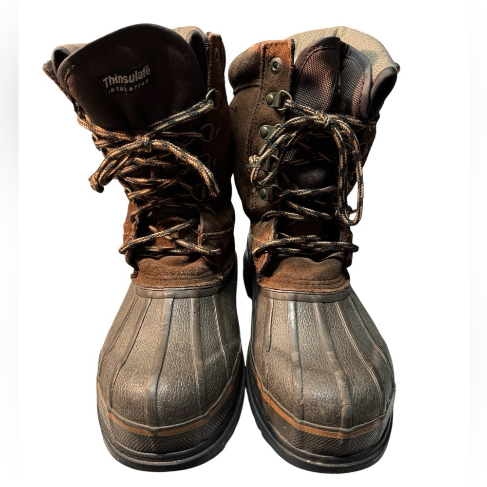 Vintage Rocky Men's 8 Brown Aged Insulated Rain & Snow Boots
